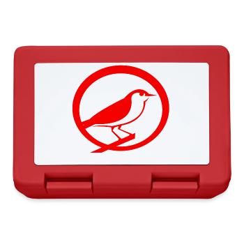 Vogel - Brotdose - Rot - Vorne