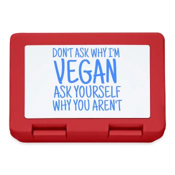 VEGAN VEGANER - Lunchbox - red - Front