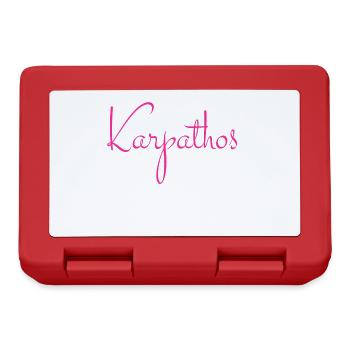Karpathos - Boîte à goûter - rouge - Devant