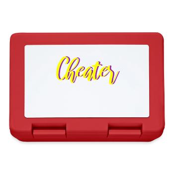 cheater - Lunchbox - red - Front