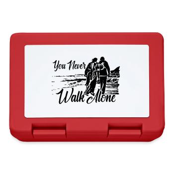You never walk alone - Lunchbox - red - Front