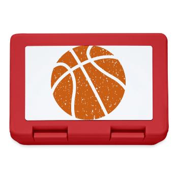 Basketball Used Look orange - Lunchbox - red - Front