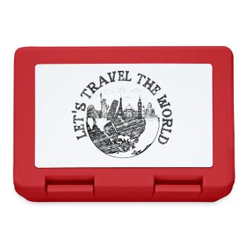 to travel - Lunchbox - red - Front