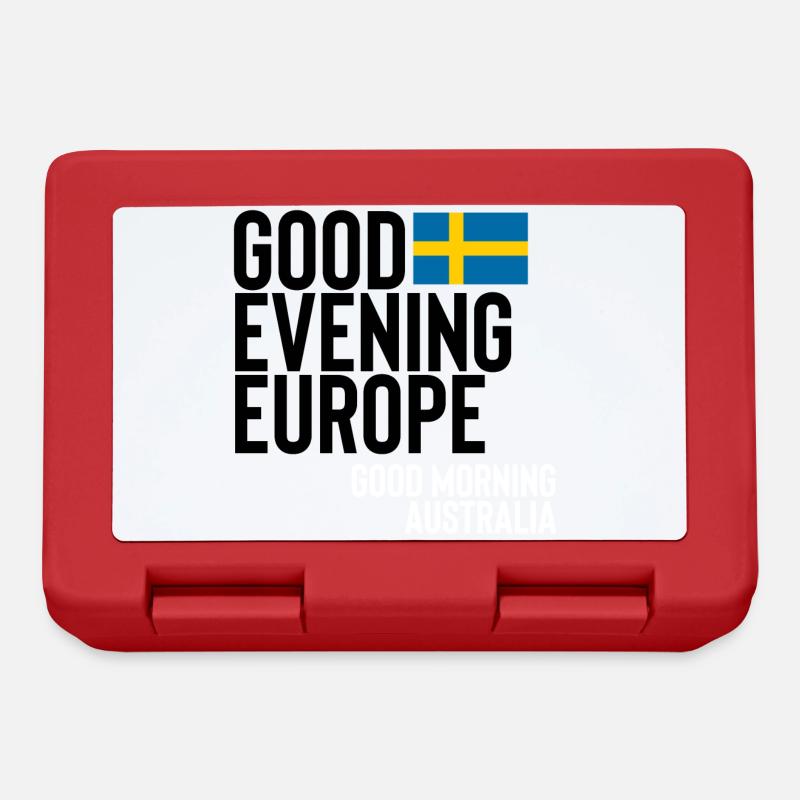 eurovision - Lunchbox - red