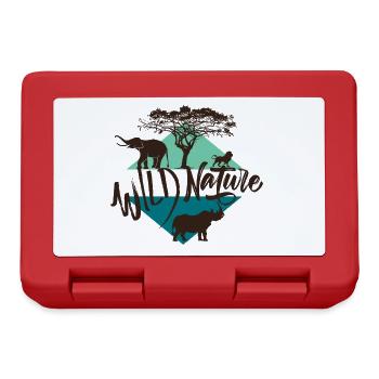 La nature sauvage - Boîte à goûter - rouge - Devant
