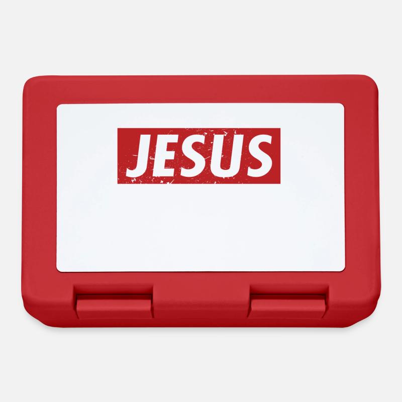 Jésus - Boîte à goûter - rouge