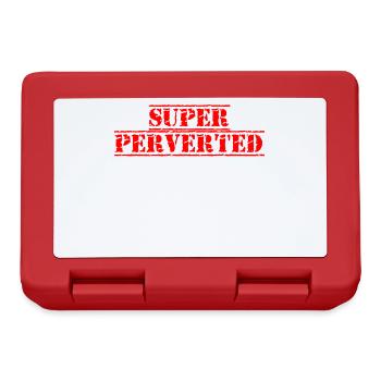 Super perverted - Lunchbox - red - Front