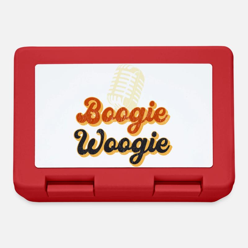 Boogie Woogie cadeau micro vintage - Boîte à goûter - rouge