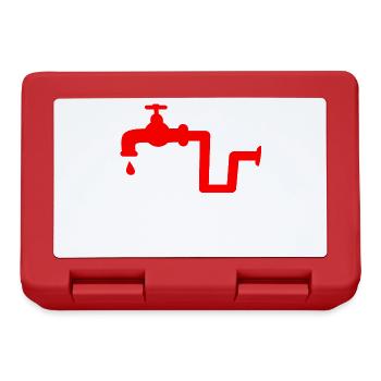 water tap - Lunchbox - red - Front