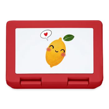 HAPPY LEMON - Lunchbox - red - Front