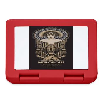 Cult Film METROPOLIS 1927, Fritz Lang - Lunchbox - red - Front