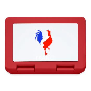 rooster blue white red - Lunchbox - red - Front