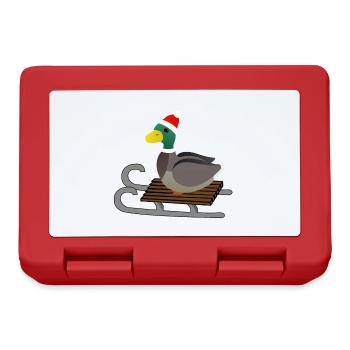 Duck - Lunchbox - red - Front