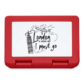 Big Ben - London - UK - Brotdose - Rot - Vorne