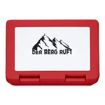 Der Berg ruft - Brotdose - Rot - Vorne