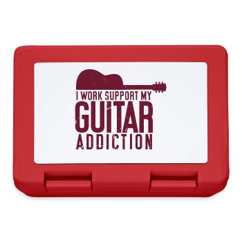 Guitar Addiction - Lunchbox - red - Front