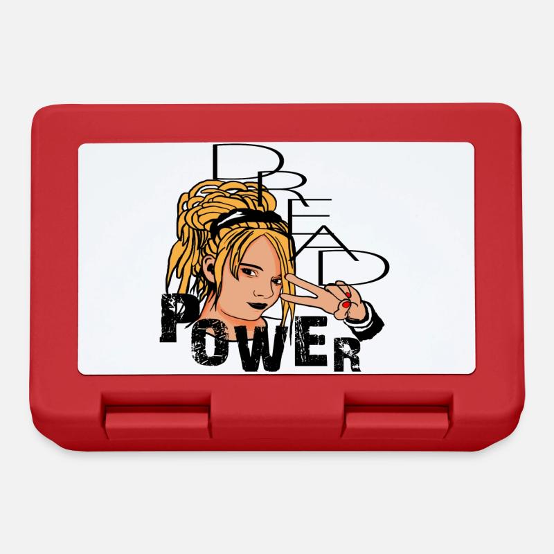Dread Power Dread Lady Peace - Boîte à goûter - rouge