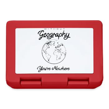 Geography - Brotdose - Rot - Vorne