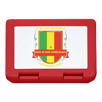 pas parfait mais je suis sénégalais c'est pareil - Boîte à goûter - rouge - Devant