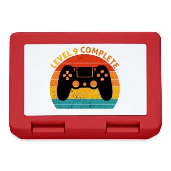 9th Wedding Anniversary - Full Level 9 - Lunchbox - red - Front