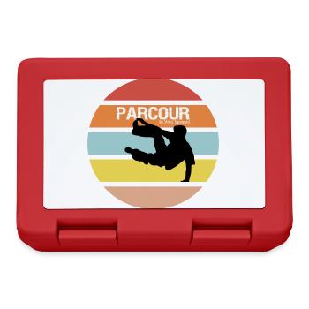 Parcour Obstacle Course Extreme Sports Fitness Training - Lunchbox - red - Front
