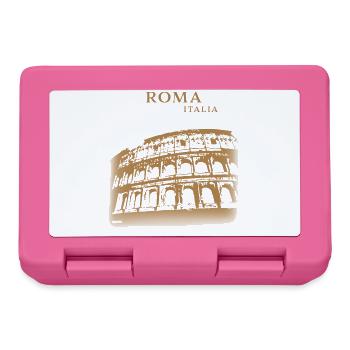 Latin locution rome colisé leewarddesign - Lunchbox - pink - Front