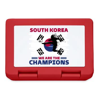 South Korea Football 2022 supporter of Korea football - Lunchbox - red - Front