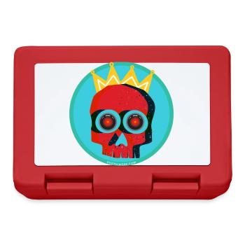 skull - Brotdose - Rot - Vorne