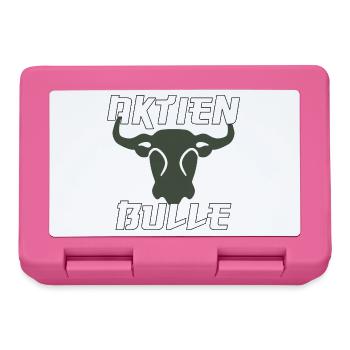 The stock bull for stock market fans - Lunchbox - pink - Front