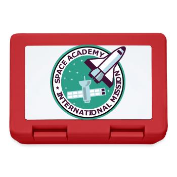 "Vintage Space Academy International" - Lunchbox - red - Front