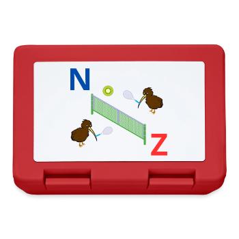 Kiwi de tennis néo-zélandais - Boîte à goûter - rouge - Devant