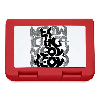 Meow Chica Meow Meow - Brotdose - Rot - Vorne