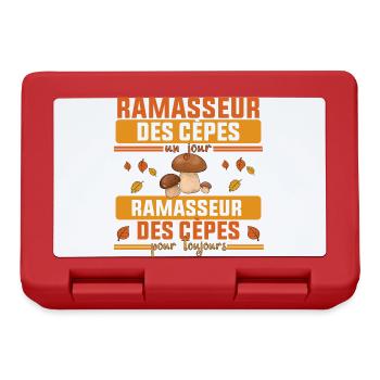 Ramasseur Des cèpes Pour Toujours - Boîte à goûter - rouge - Devant