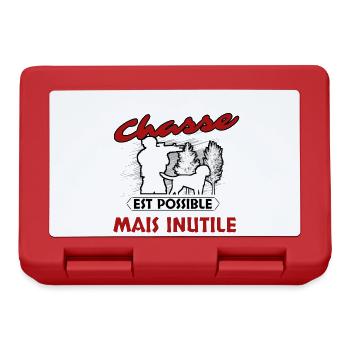 Chasse - Boîte à goûter - rouge - Devant