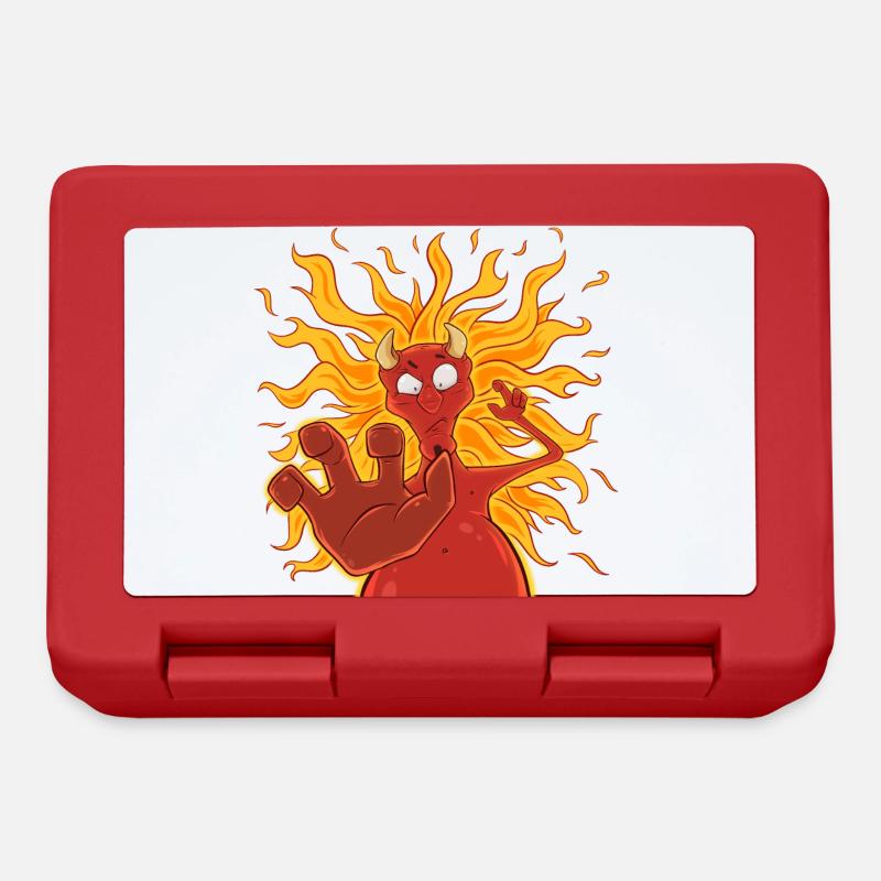 Satan wants you! - Lunchbox - red
