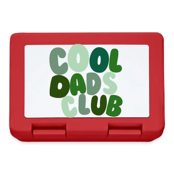 Cool Dads Club Green - Lunchbox - red - Front