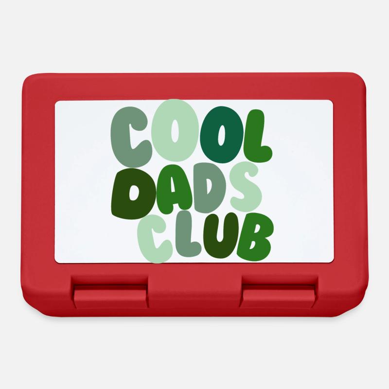 Cool Dads Club Grün - Brotdose - Rot