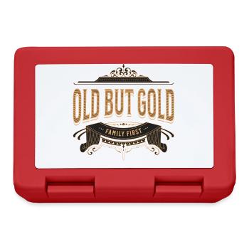 Old but Gold Family First - Lunchbox - red - Front