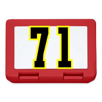 71 Number Jersey - Lunchbox - red - Front