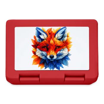 Renard, furtif et élégant - Boîte à goûter - rouge - Devant