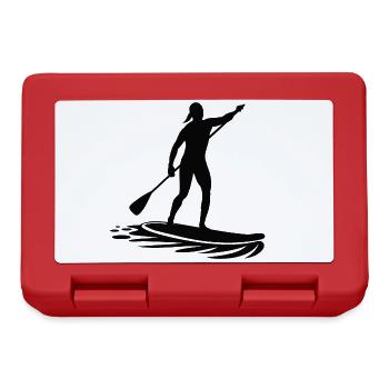 Stand Up Paddle Freizeit Urlaub - Brotdose - Rot - Vorne