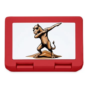 Cool Dab Dance Dromedary – Desert Fun in Dubai - Lunchbox - red - Front