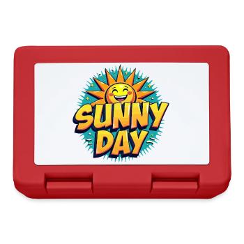 Sunny Day Sonne Sommer Urlaub - Brotdose - Rot - Vorne