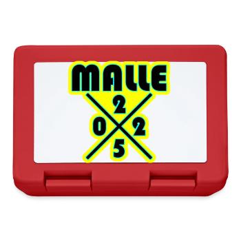 Malle 2025 - Brotdose - Rot - Vorne
