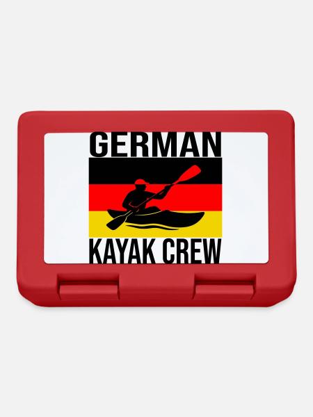 German Kayak Crew – Wildwater Kayak Tee - Lunchbox - red