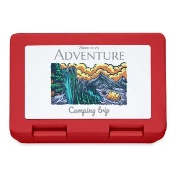 Adventure camping trip travel nature mountains - Brotdose - Rot - Vorne