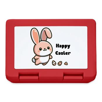 Happy Easter - Brotdose - Rot - Vorne