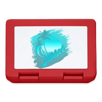 sunset blue - Brotdose - Rot - Vorne