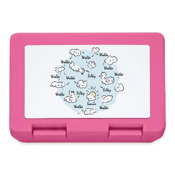 Nuage de soie - Boîte à goûter - rose - Devant
