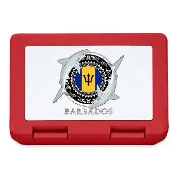 Barbados Reef Shark - Lunchbox - red - Front